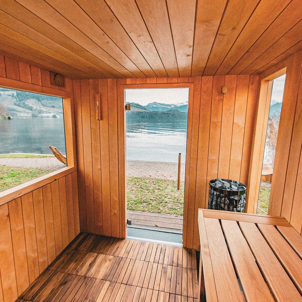 Saunieren mit viel Privatsphäre direkt am Vierwaldstättersee - Stärken Sie Ihr Immunsystem in einer einzigartigen Kulisse am Fusse der Rigi